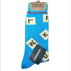 NEW! Scrabble Game Lovers Novelty Dress Socks
